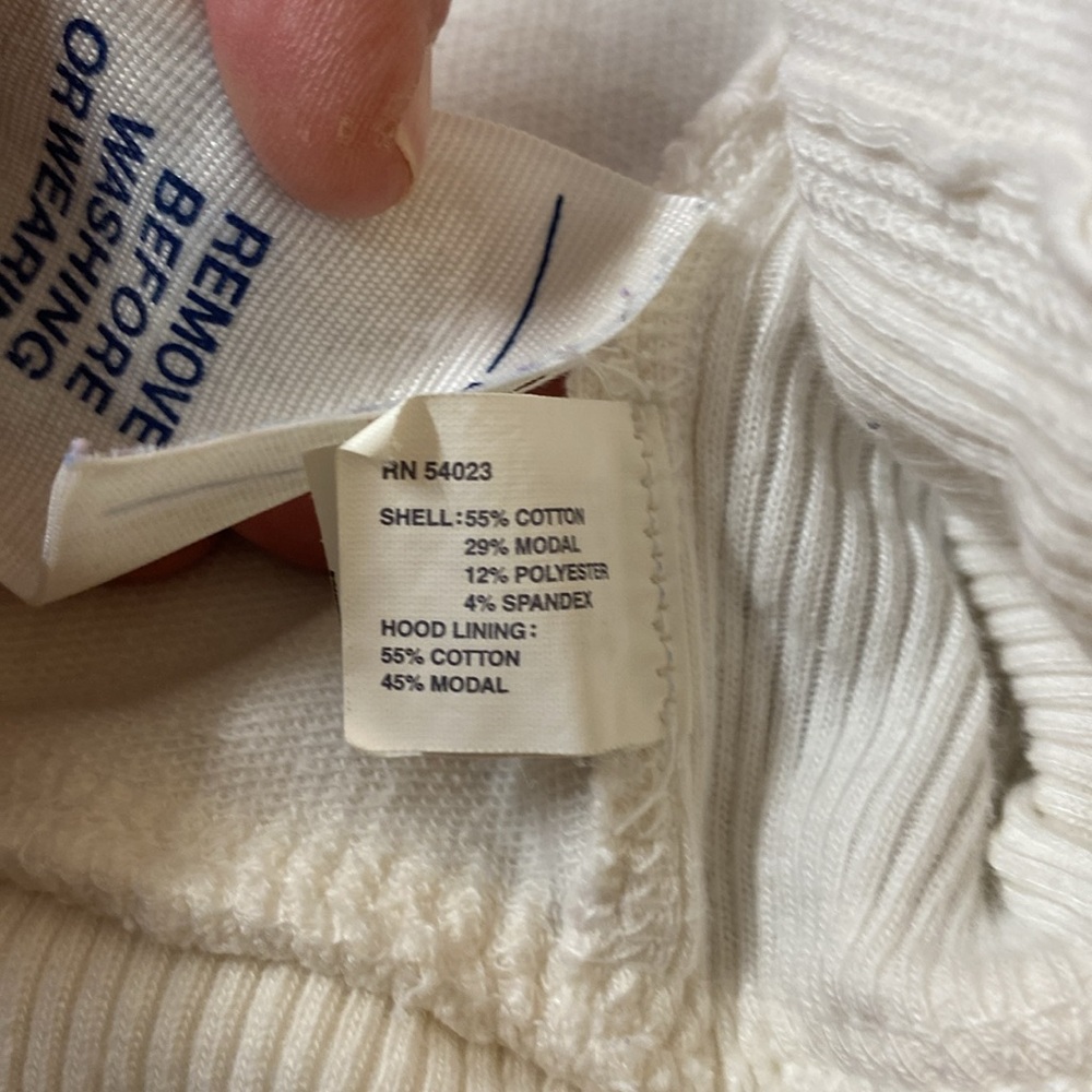 Gap size XL hoodie cream colored. - Picture 6 of 8